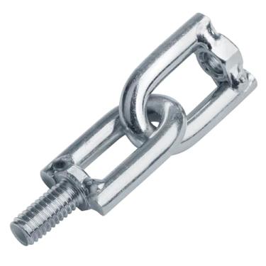 Imagem de 8 peças 1/5.1 cm-13 cabide giratório de haste de rosca fêmea-macho, acessório de junta giratória para kits de conjunto de canal de suporte