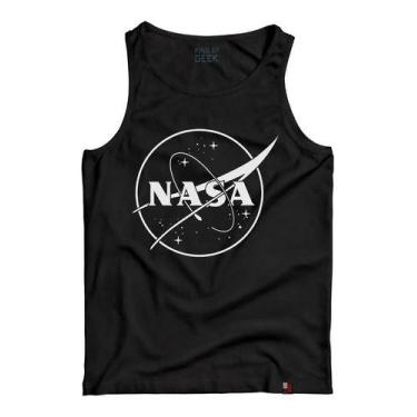 Imagem de Camiseta Regata Logo Astronomia Tecnologia Camisa Nerd Nasa - King of 