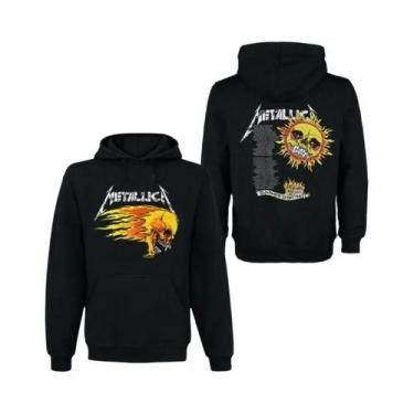 Imagem de Moletom Com Capuz METALLICA Para Homens, Estilo Rock, Confortável, Par