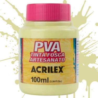Imagem de Tinta PVA Fosca para Artesanato 100ml Acrilex - Cores Frias - 03210, V