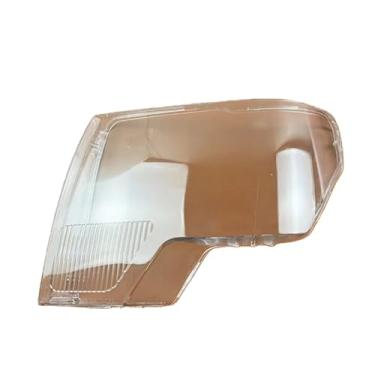Imagem de Compatível com ford raptor F-150 2009 2010 2011 2012 2013 2014 farol capa abajur transparente lente da lâmpada escudo(Left)