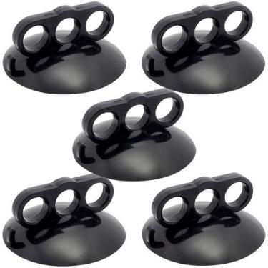Imagem de 5 Ventosas Garra 3 Dedos PVC Preta 110mm Martelinho De Ouro - H Plásti