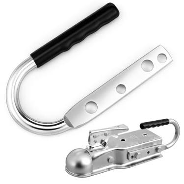 Imagem de Frienda 1 conjunto de capa de bola de engate de reboque com alça de elevação, peças de reboque de barco resistentes estilo americano e acessório para reboque