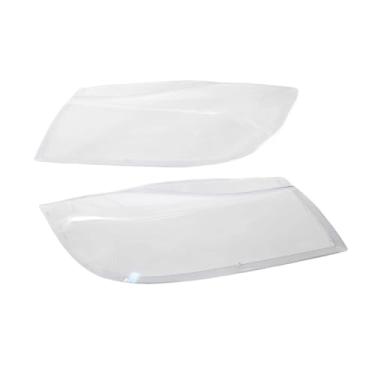 Imagem de Tampa da lente do farol dianteiro do carro compatível com bmw e90 e91 3 2005 2006 2007 2008 vidro auto halogênio farol abajur transparente(1 Pair)