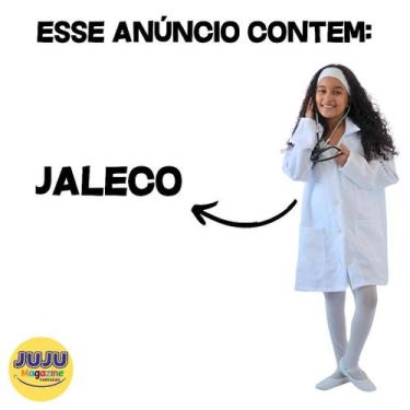 Imagem de Fantasia de médico Jaleco Infantil com Estetoscópio Estilo:JalecoTaman