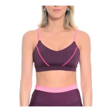 Imagem de Top Shark Beach Tennis Contrastante SHF23I016 Feminino-Feminino