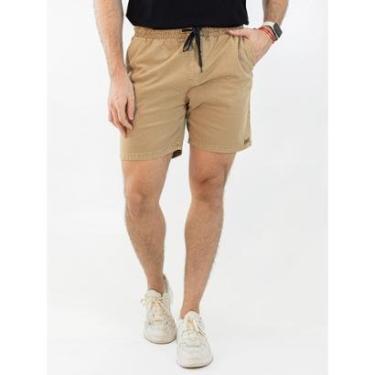 Imagem de Short Masculino Sarja Estonado Elástico Algodão Elastano Anticorpus-Masculino