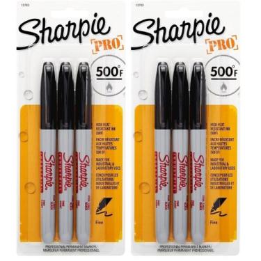 Imagem de Marcador permanente Sharpie 13763PP Industrial Fine Point, pacote com 