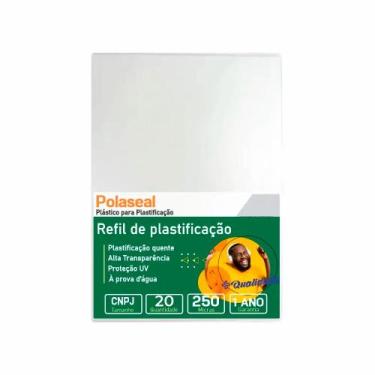 Imagem de Polaseal Plástico Para Plastificação CNPJ 121X191X 0,10 - 20 UN - Cass