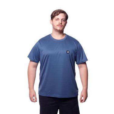 Imagem de Camiseta Plus Size Bali Hai Dry Fit Onda Sonora, Petróleo, G3