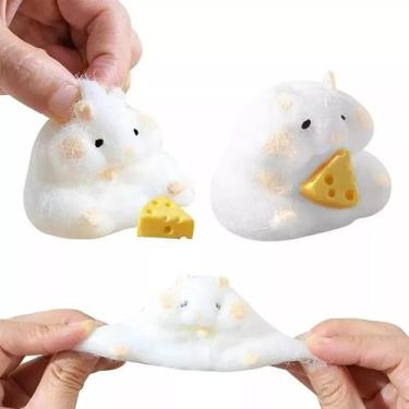 Imagem de Brinquedo Squeeze Hamster Squishy, 2 peças para aliviar o estresse - J