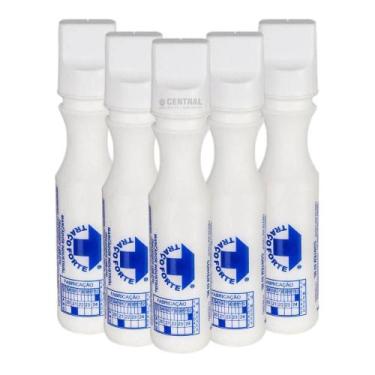 Imagem de Kit 05 Peças Marcador Caneta Riscador Pincel Industrial Traço Forte Pe