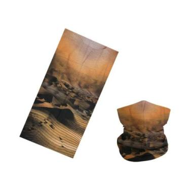 Imagem de Bandana De Ciclismo Unissex Com Estampa De Estrelas, Sem Costura, Prot