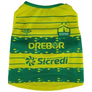 Imagem de Roupa Pet para Cachorro e Gato Time de Futebol Estampa CUIABA001 (P, Personalizada)