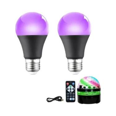 Imagem de Lâmpada UV Roxa De 12W E27 Para Suprimentos De Festa, Decoração De Atm