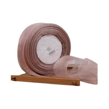 Imagem de Fita De Organza 50 Jardas 12-40mm Para Embalagem De Presentes, Casamen