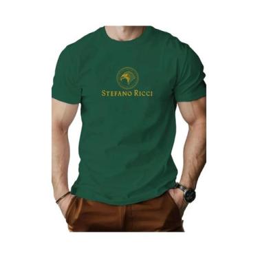 Imagem de Camiseta Masculina De Algodão Com Estampa De Cabeça De Águia, Gola Red