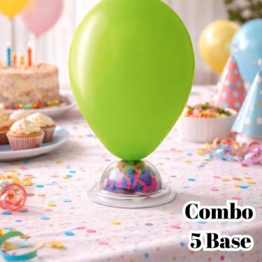 Imagem de Combo 5 Base Mesa Decoracao Arranjo Balao Festa Aniversarios - Crgfest