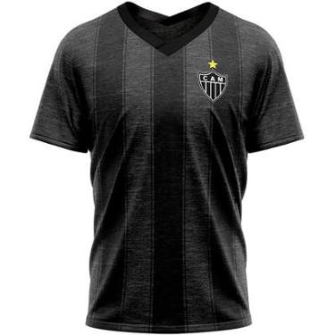 Imagem de Camisa Atlético Mineiro Graphite Listrada Masculina-Masculino