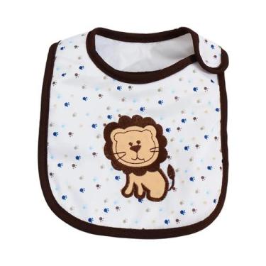 Imagem de Babadores Impermeáveis De Desenho Animado Para Bebês (Meninas E Menino