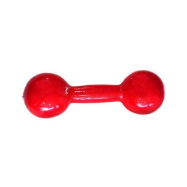 Imagem de Halteres Peso Emborrachado Unibrás Bola 2kg (Unidade) Cor:Vermelho, Ve