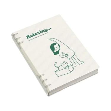 Imagem de Caderno De Folhas Soltas A5/B5 60 Folhas 120 Páginas Cachorrinho Panda