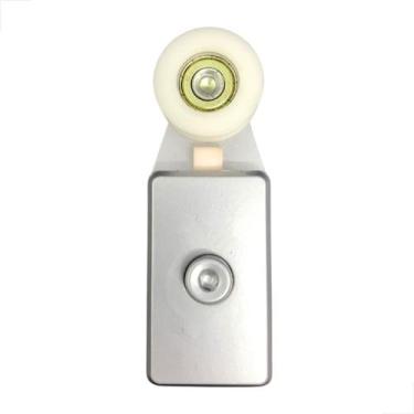 Imagem de Carrinho Mini P/ Porta Correr Roldana Concava 1126mc Fosco - Glasspeça