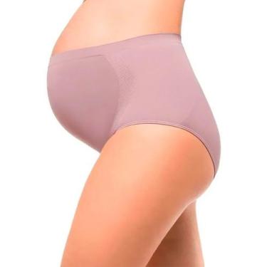 Imagem de Calcinha Alta Gestante Lupo Loba 40320-001 Básica Sem Costura Poliamid
