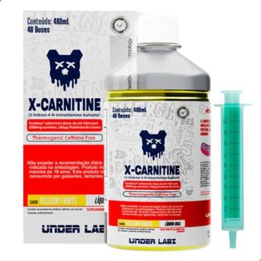 Imagem de X Carnitine Thermo Caffeine Free Liquid 480ml Under Labz, Yellow Fruit