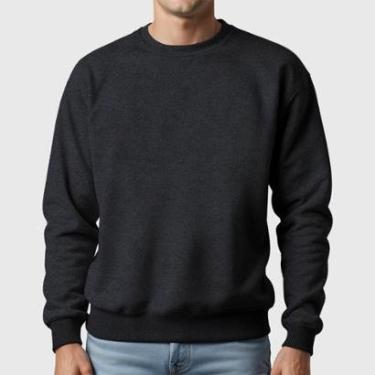 Imagem de Moletom Masculino Gola Redonda Básico Benellys-Masculino