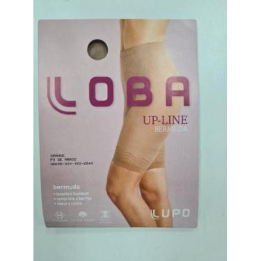 Imagem de Bermuda Up-Line Loba Lupo 5695, Comprime a barriga., P, Pó de arroz