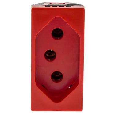 Imagem de Tomada 2p+t De 20 Ampères 250 Volts Parafuso 1m Vermelha - 615079vm - Pial Plus