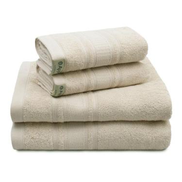 Imagem de Jogo De Toalha Algodão Egípcio Banhão Memphis 4 Peças Appel Cereal