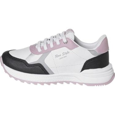 Imagem de Tênis Confortável Menina - REDMAX, Branco, Rosé, 31 BR