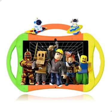 Imagem de Tablet Pc Infantil Kids 3gb + 64gb Roblox Atouch Kt10 Cores, Laranja