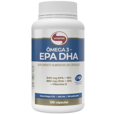 Imagem de Ômega 3 Vitafor EPA DHA + Vitamina E  120 Caps