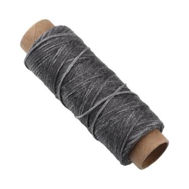 Imagem de Fio De Poliéster Encerado Plano 150D De 1mm E 50 Jardas Para Artesanat