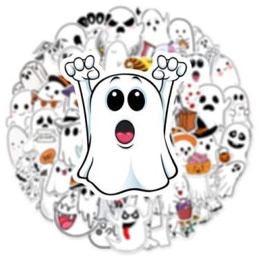 Imagem de Adesivos Horror Ghosts, vinil impermeável, anime, 50 unidades - yiweis