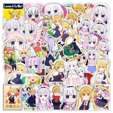 Imagem de Adesivos impermeáveis Miss Kobayashi's Dragon Maid (50 unidades) - yiw