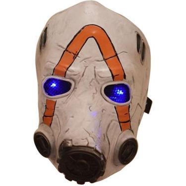 Imagem de Máscara facial completa de cosplay Borderlands Latex Costume Pr - yiwe