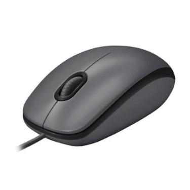Imagem de Mouse com fio USB Logitech M100 com Design Ambidestro e Facilidade Plug and Play, 910-001601-Unissex