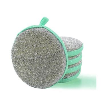 Imagem de Esponja reutilizável para lavar louça Shonic de dupla face, pacote com