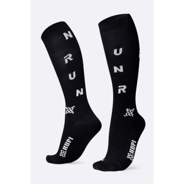 Imagem de Meia hupi run sprint preto longa, Preto