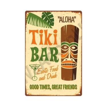 Imagem de Placa De Metal Decorativa De Parede Para Praia, Verão, Bar De Praia, C