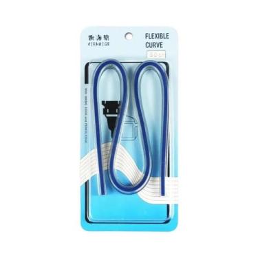 Imagem de Régua Curva Flexível 30cm 40cm 50cm 60cm Ferramenta De Desenho Serpent