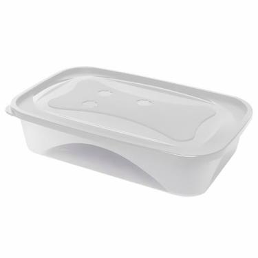 Imagem de Pote De Plástico 2,55 Litros BPA Free Marmitas Fitness Organizador De 