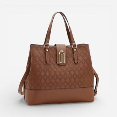 Imagem de Bolsa Feminina Chenson Mão Texturizado Café-Feminino