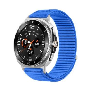 Imagem de Pulseira De Nylon Trançada Para Samsung Galaxy Watch 46mm 44mm 40mm Cl