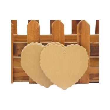 Imagem de Etiquetas De Presente Grandes Em Papel Kraft Branco, 100 Peças, Rótulo