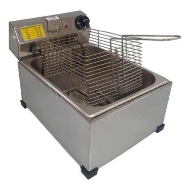 Imagem de Fritadeira Elétrica Industrial A Óleo 3lts Com Inmetro 220v Frequência